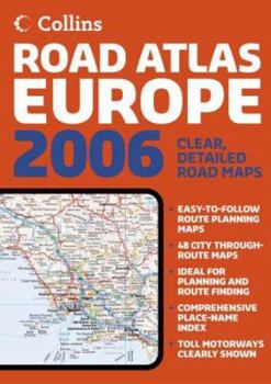 Paperback **ROAD ATLAS EUROPE A4 2006* Book