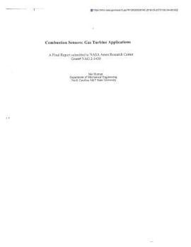 Paperback Combustion Sensors: Gas Turbine Applications Book