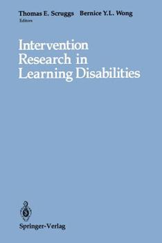 Paperback Intervention Research in Learning Disabilities Book