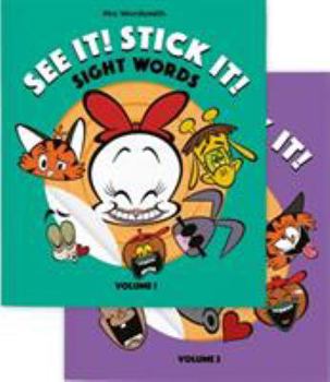 Paperback SEE IT STICK IT SIGHT WORDS VOL 1 2 (MRS WORDSMITH VERSION 2) Book
