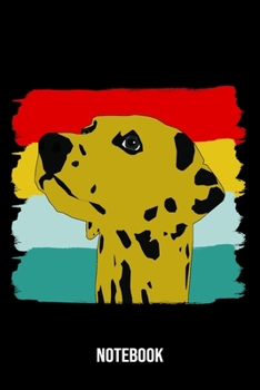 Notebook: Dalmatian Notebook Blank Line Dogs Journal Lined with Lines 6x9 120 Pages Checklist Record Book Dog Lovers Take Notes dalmatian dog breed Planner Paper Christmas Gift for Dalmatian Lover