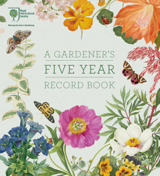 Paperback Rhs a Gardener's Five Year Record Book