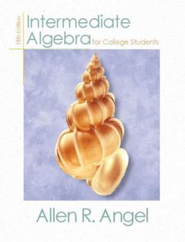 Hardcover Intermediate Algebra for College Students Book