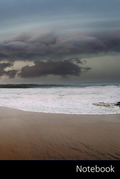 Paperback Notebook: ランドスケープ、 ビーチ、 砂、  Book