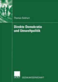 Paperback Direkte Demokratie Und Umweltpolitik [German] Book