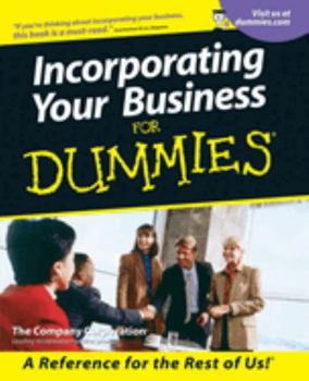 Paperback Incorporating Your Business for Dummies Book