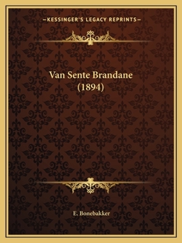 Paperback Van Sente Brandane (1894) [Dutch] Book