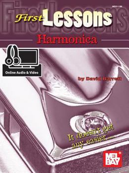 Paperback First Lessons Harmonica Book