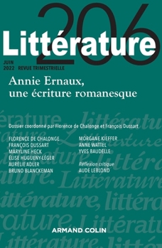 Littérature N°206 2/2022: Annie Ernaux, une écriture romanesque