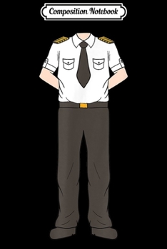 Composition Notebook: Airplane Pilot Costume Easy Halloween Plane Lover  Journal/Notebook Blank Lined Ruled 6x9 100 Pages