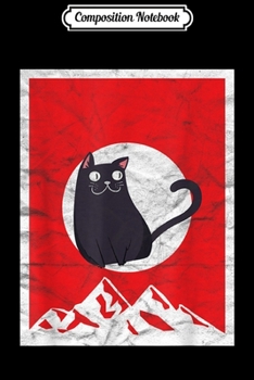 Composition Notebook: Kawaii Japanese Anime Vintage Japanese Cat Design Journal/Notebook Blank Lined Ruled 6x9 100 Pages