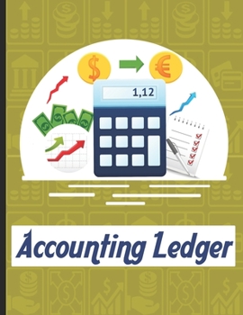 Paperback accounting ledgers: for bookkeeping Accounting General Ledge, sustained and long lasting tracking and record keeping Size:8.5"x11" in 100 Book