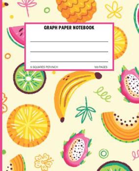 Paperback Graph Paper Notebook: Quad Ruled Grid Paper Math and Science Composition Notebook 100 Sheets 5 Squares Per Inch Book