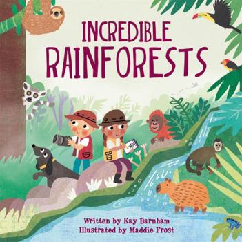 Hardcover Look & Wonder Incredible Rainforests Book