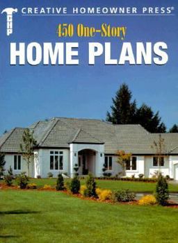 Paperback 450 One-Story Home Plans Book