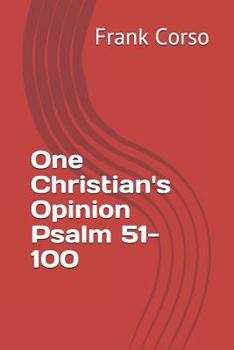 Paperback One Christian's Opinion Psalm 51-100 Book