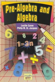 Library Binding Pre-Algebra and Algebra Book