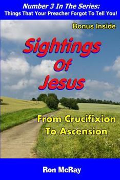 Paperback Sightings Of Jesus: From Crucifixion To Ascension Book