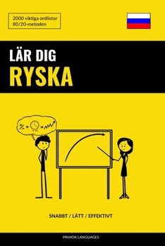 Paperback Lär dig Ryska - Snabbt / Lätt / Effektivt: 2000 viktiga ordlistor [Swedish] Book