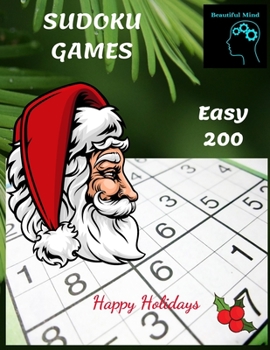 Paperback Sudoku Games: Easy 200 Book
