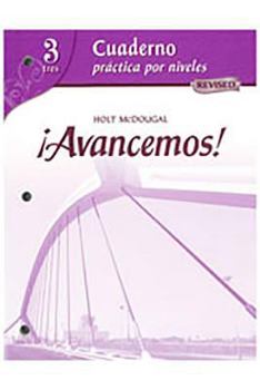 Paperback Cuaderno: Practica Por Niveles (Student Workbook) with Review Bookmarks Level 3 [Spanish] Book