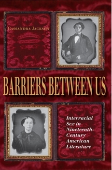 Paperback Barriers Between Us: Interracial Sex in Nineteenth-Century American Literature Book