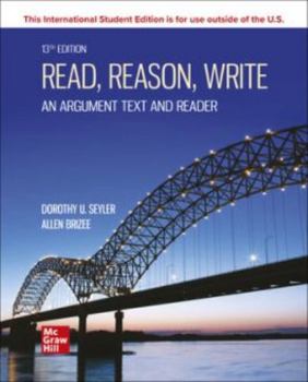 Paperback READ, REASON, WRITE 13TH Edition (ISE) Book