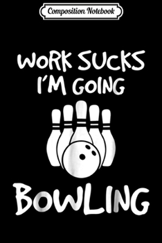 Composition Notebook: Funny Retro Bowling Team & Vintage Gift Idea Journal/Notebook Blank Lined Ruled 6x9 100 Pages