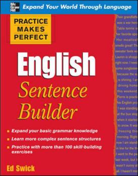 Paperback Practice Makes Perfect English Sentence Builder Book