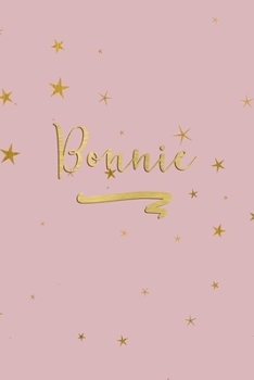 Paperback Bonnie: Personalized Journal to Write In - Rose Gold Line Journal Book