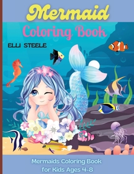 Paperback Mermaid Coloring Book: Amazing Coloring Book with Mermaids and Sea Creatures Book
