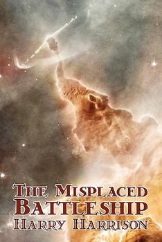 Paperback The Misplaced Battleship by Harry Harrison, Science Fiction, Adventure Book