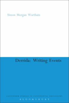 Hardcover Derrida: Writing Events Book