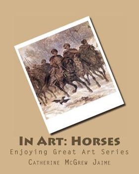 Paperback In Art: Horses Book