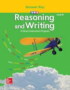 Spiral-bound Reasoning and Writing Level B, Grades 1-2, Additional Answer Key Book