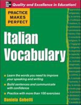 Paperback Italian Vocabulary Book