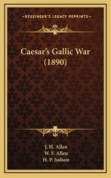 Hardcover Caesar's Gallic War (1890) Book