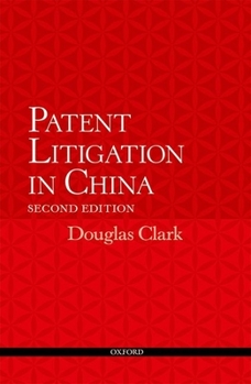 Paperback Patent Litigation in China 2e Book