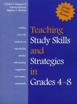 Paperback Teaching Study Skills and Strategies for Grades 4-8 Book