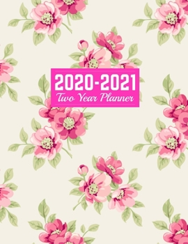 Paperback 2020-2021 Two Year Planner: Handy 24-Months Calendar, 2-Year Appointment Business Planners, Agenda Schedule Organizer Logbook and Journal - Art Co Book