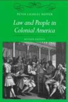 Paperback Law and People in Colonial America Book