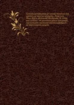 Hardcover Commercial Industries of Canada Histori Book