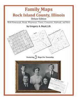 Paperback Family Maps of Rock Island County, Illinois Book