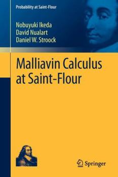 Paperback Malliavin Calculus at Saint-Flour Book