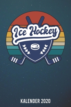 Kalender 2020: Eishockey Retro A5 Kalender Planer für ein erfolgreiches Jahr - 110 Seiten (German Edition)