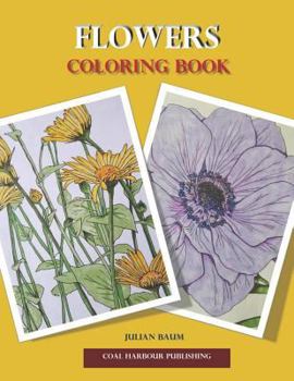 Paperback Flowers. Coloring Book