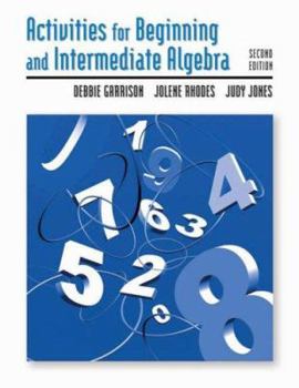 Paperback Activities for Beginning and Intermediate Algebra Book