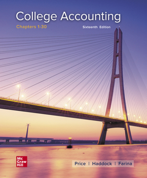 Loose Leaf Loose Leaf for College Accounting Chapters 1-30 Book