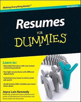 Resumes For Dummies (Resumes for Dummies) - Book  of the Dummies
