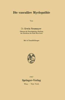 Paperback Die Vasculäre Myelopathie [German] Book